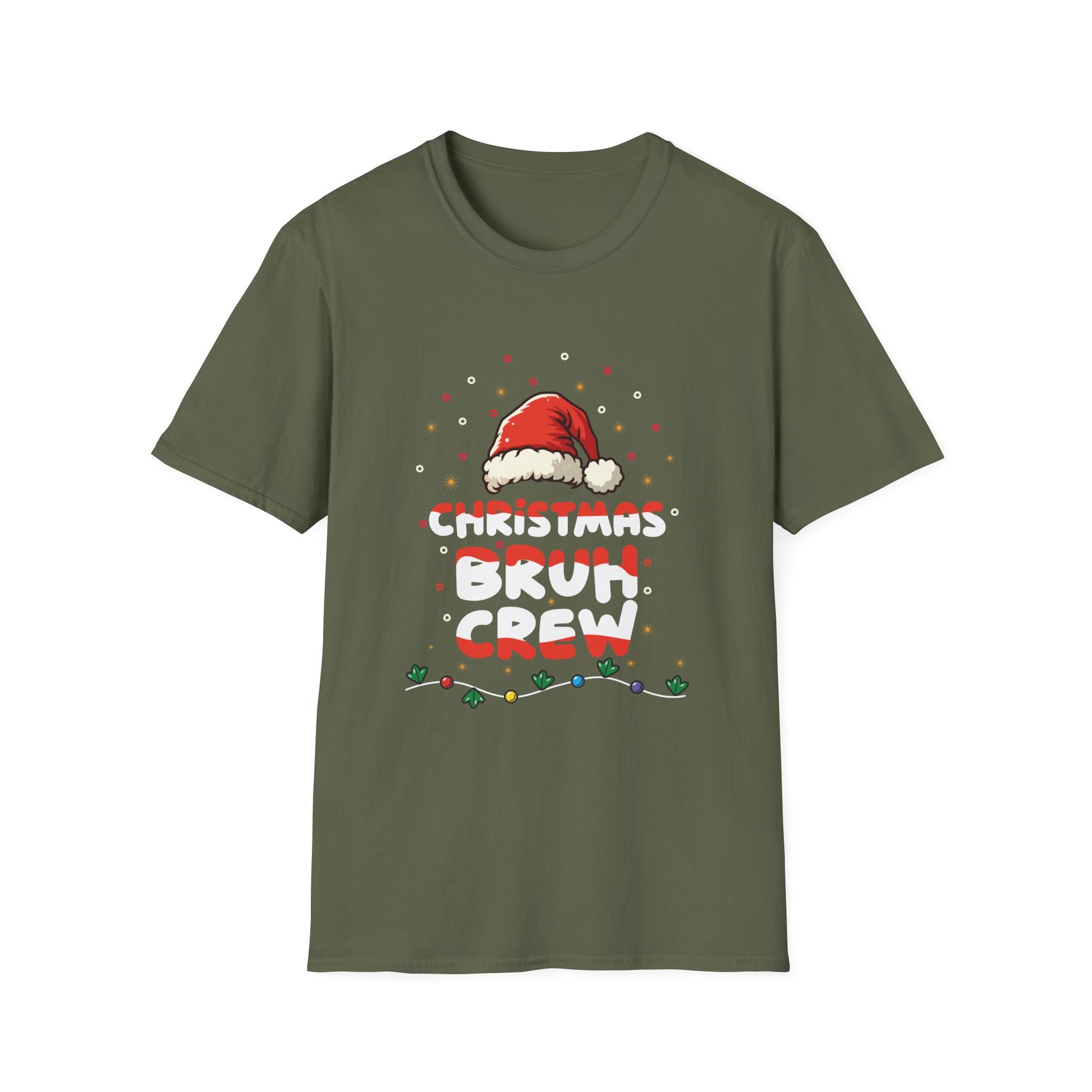 Christmas Bruh Crew Family Christmas 2024 Matching Unisex T-Shirt