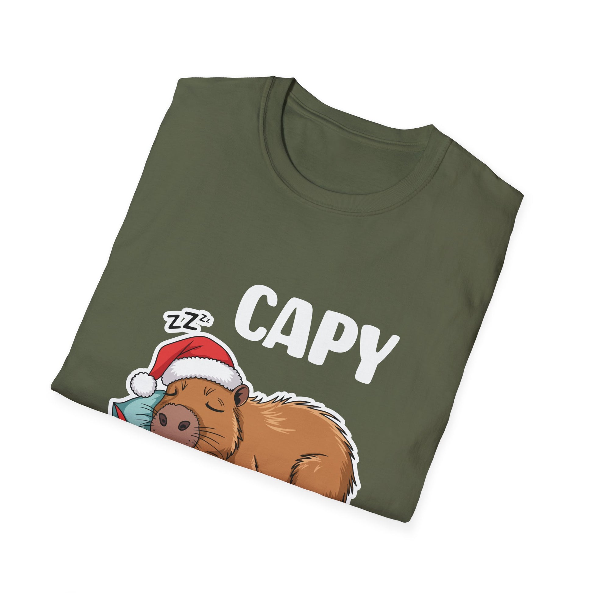 Capybara Christmas Unisex T-Shirt