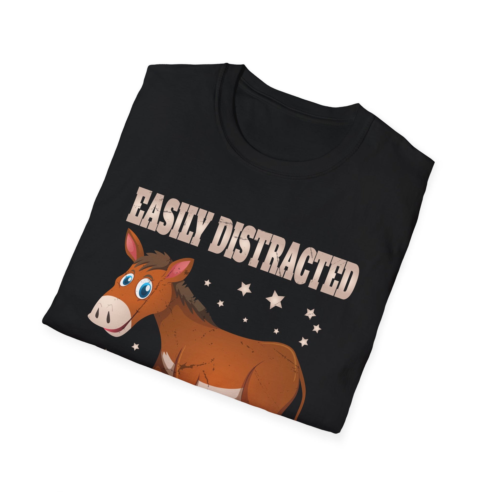 Easily Distracted by Donkeys Unisex T-Shirt