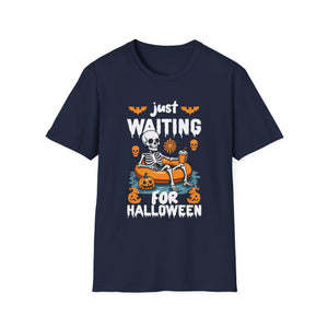 Just Here For The Boos Halloween Costume Funny Halloween TeeUnisex Softstyle T-Shirt