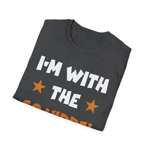 Squirrel Graphic T-Shirt — Retro Orange Stars Tee