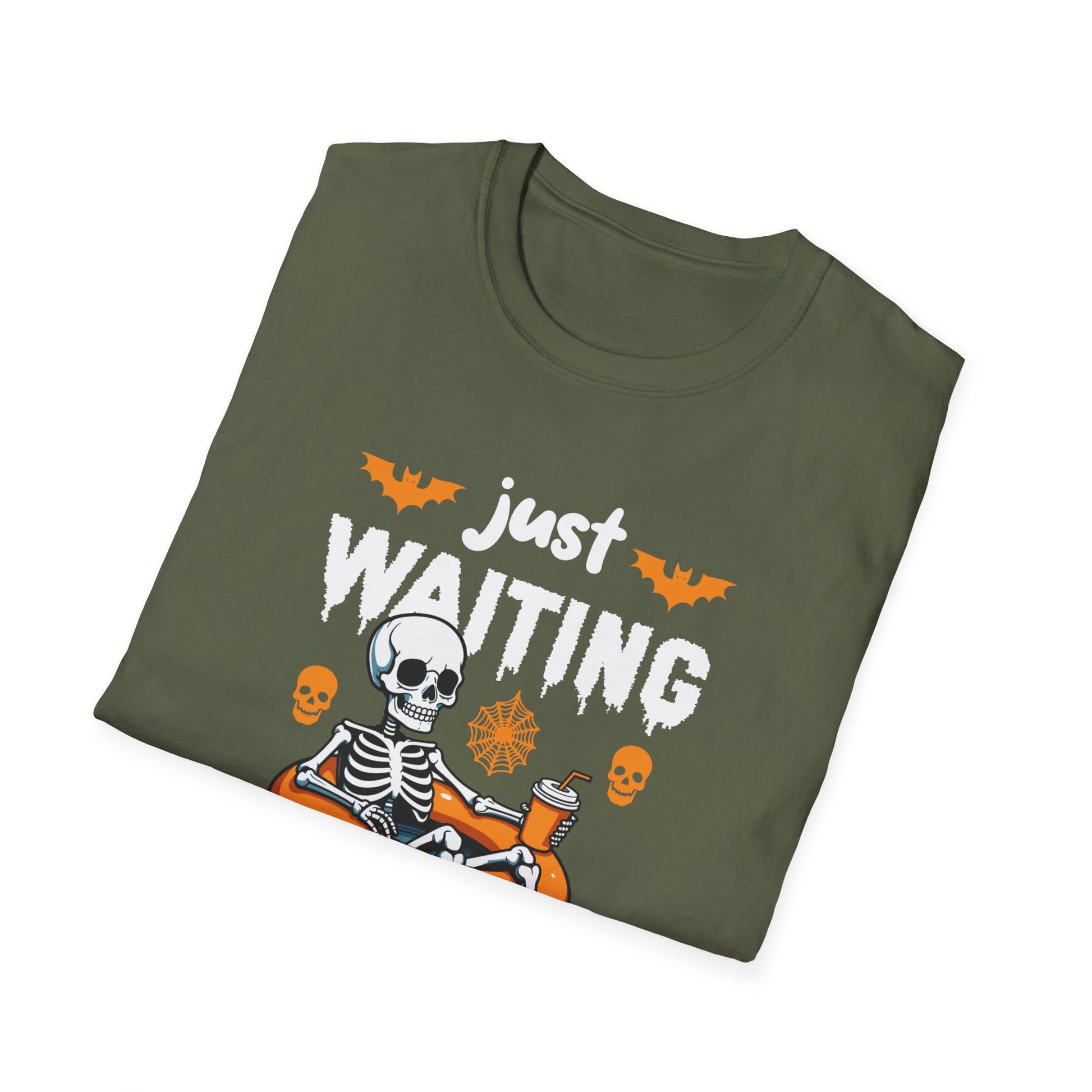 Just Here For The Boos Halloween Costume Funny Halloween TeeUnisex Softstyle T-Shirt