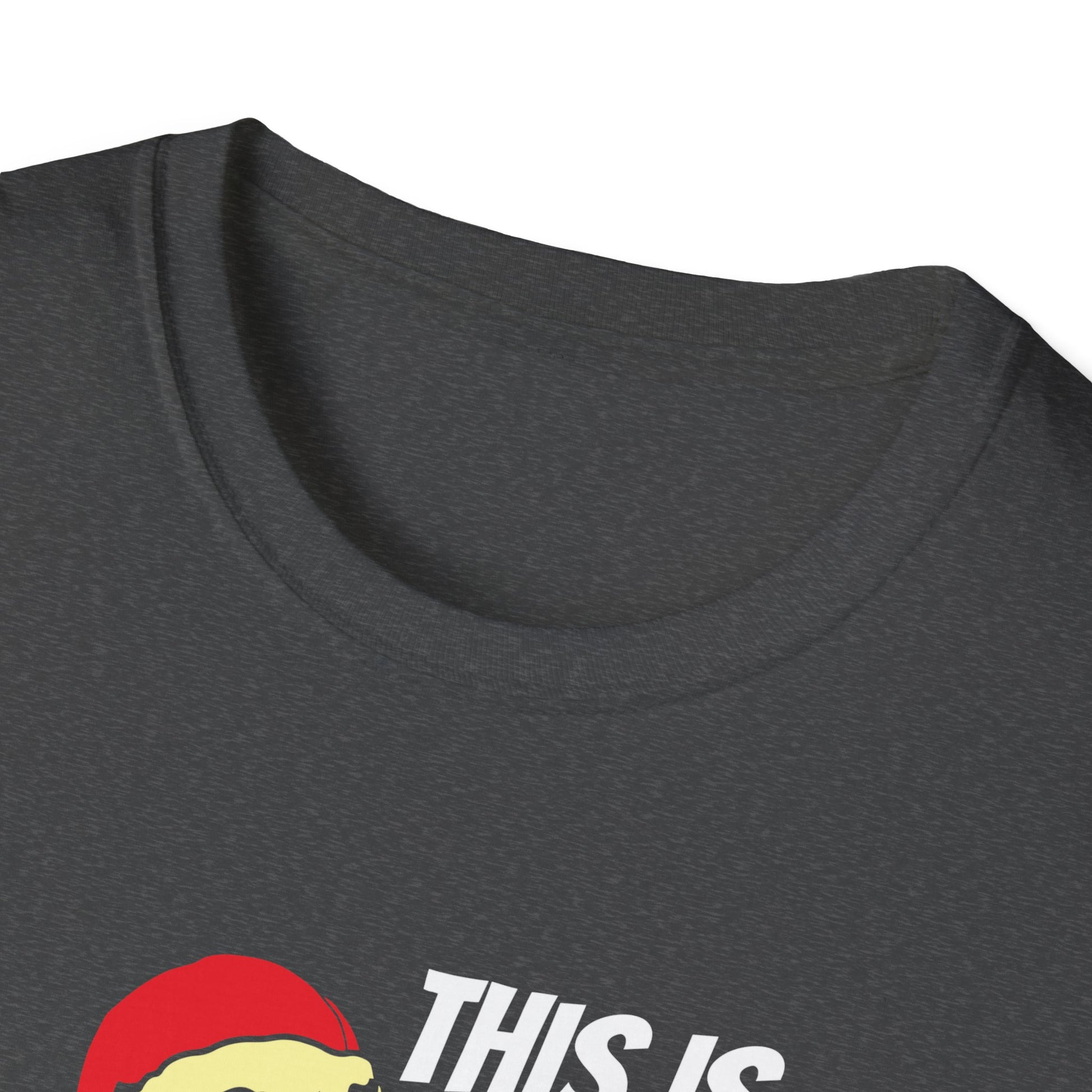 Christmas Pajama Shirt T‑Shirt — Funny T‑Rex in Santa Hat "This Is My Christmas Pajama Shirt"