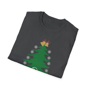Golf Christmas Tree T-Shirt — Holiday Golfers Funny Golf Ornament Tee