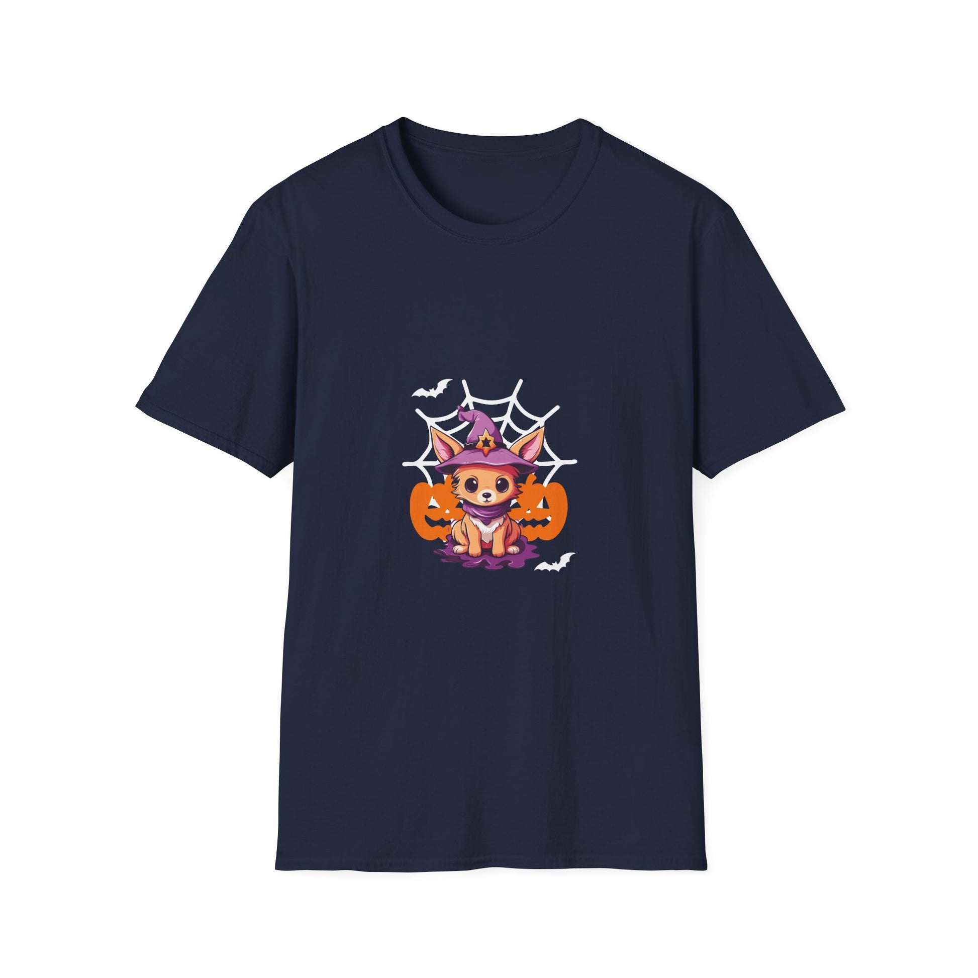 Cute Halloween Witchy Chihuahua Halloween TeeUnisex Softstyle T-Shirt