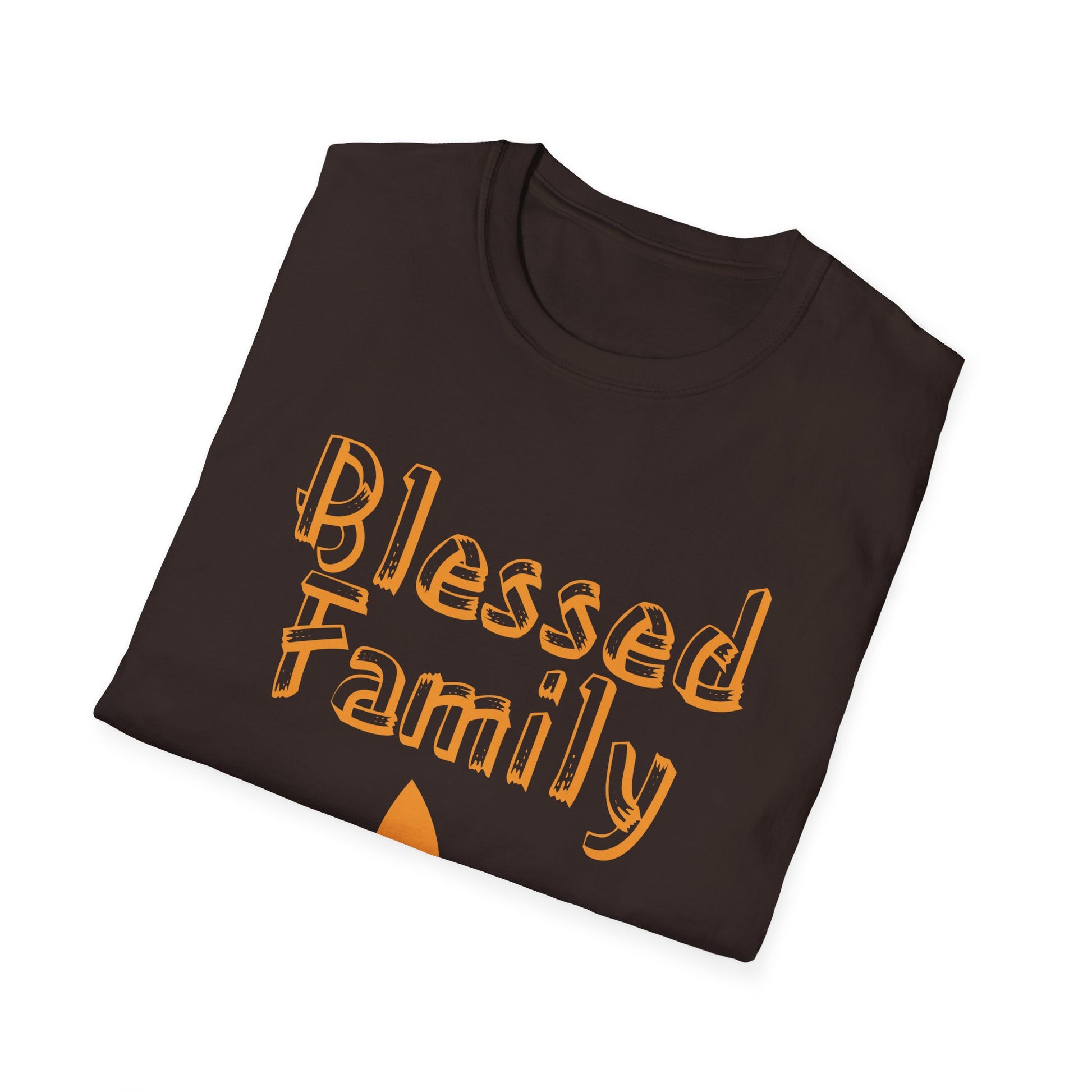 Blessed Family T-Shirt — Fall Leaf Family Tee  Unisex T-Shirt