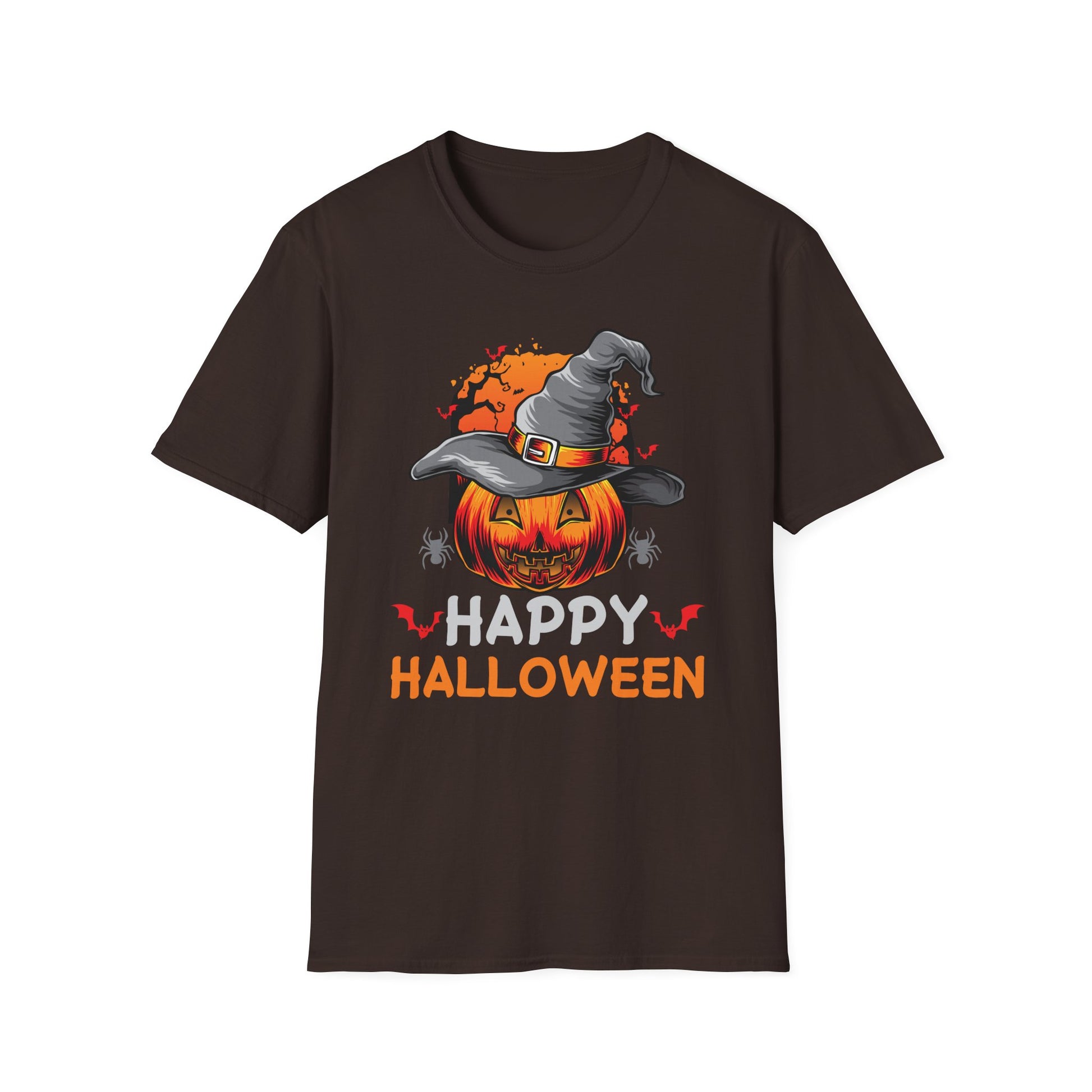 Halloween Pumpkin T-Shirt — Happy Halloween Jack-O'-Lantern Graphic Tee