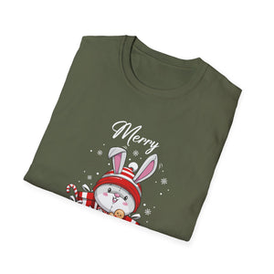 Christmas Bunny  Sweet Christmas Animals  Rabbit Unisex T-Shirt