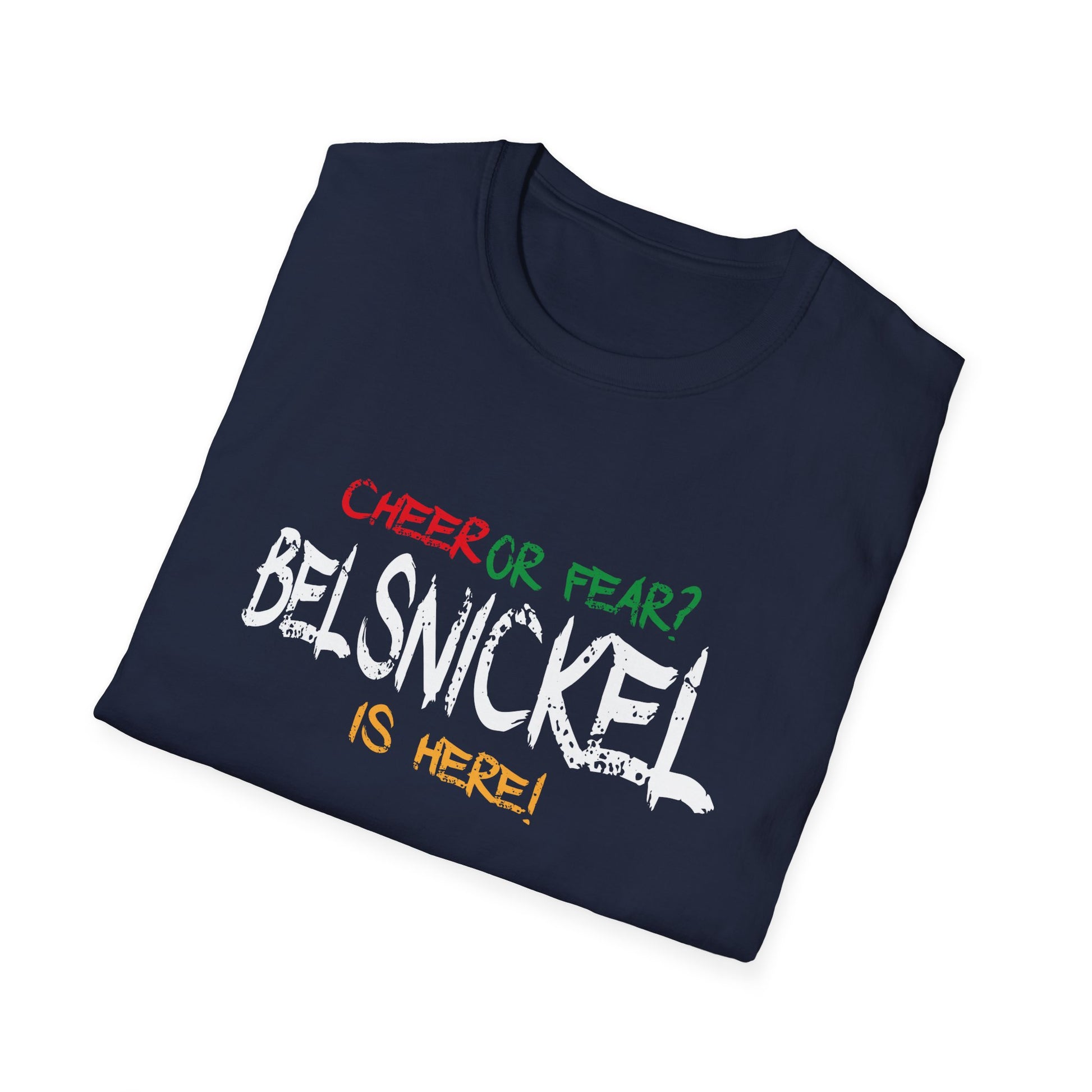 Belsnickel Christmas Cheer or Fear Belsnickel Is Here Xmas Unisex T-Shirt