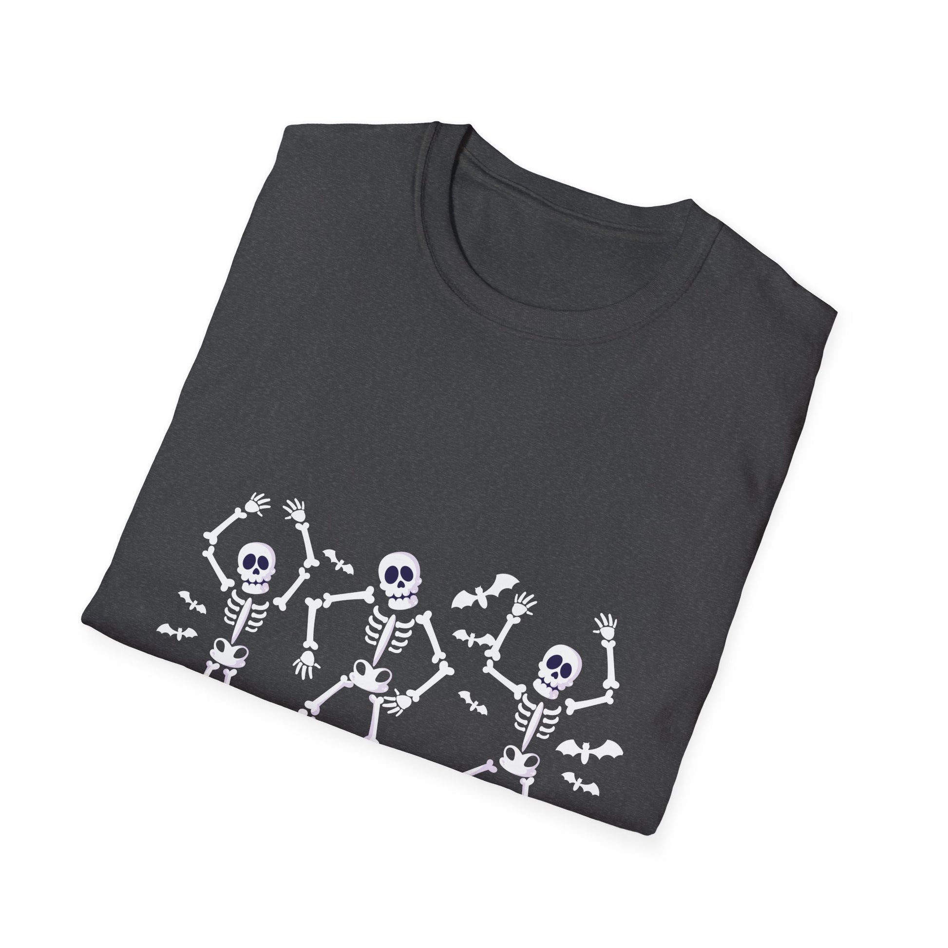 Dancing Skeletons T-Shirt — Cute Halloween Skeleton Dance Tee