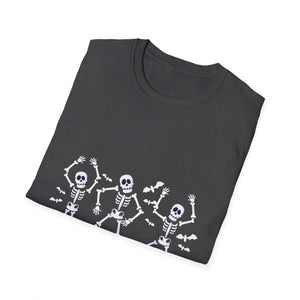 Dancing Skeletons T-Shirt — Cute Halloween Skeleton Dance Tee