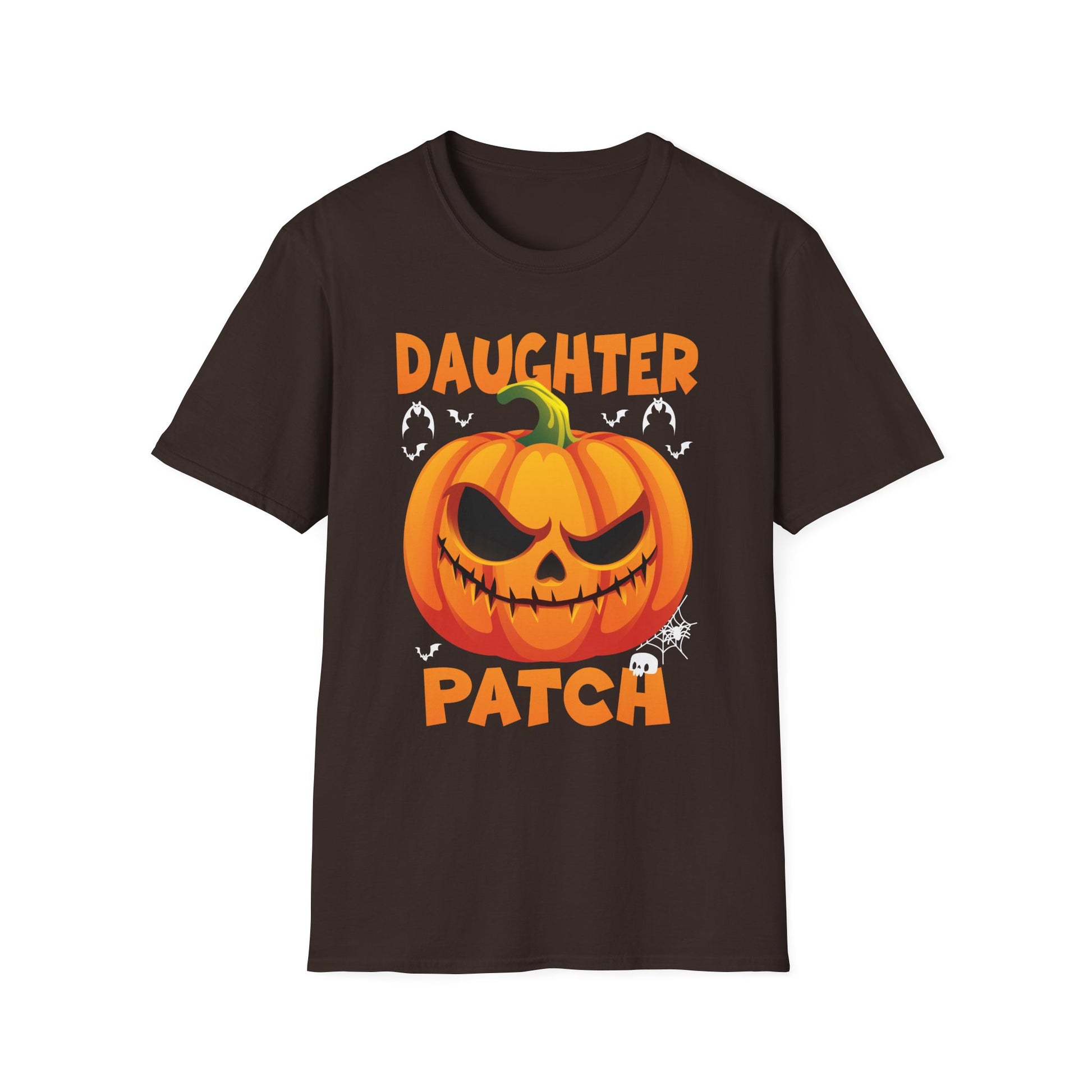 Daughter Halloween Costume Funny Pumpkin Family Halloween Tee Unisex Softstyle T-Shirt