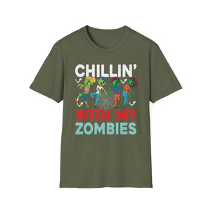 zombies Halloween Tee Unisex Softstyle T-Shirt