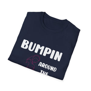 Bumping Around the Christmas Tree Christmas Pregnancy Unisex T-Shirt
