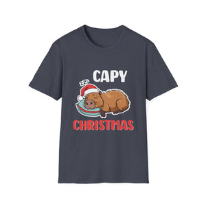 Capybara Christmas Unisex T-Shirt