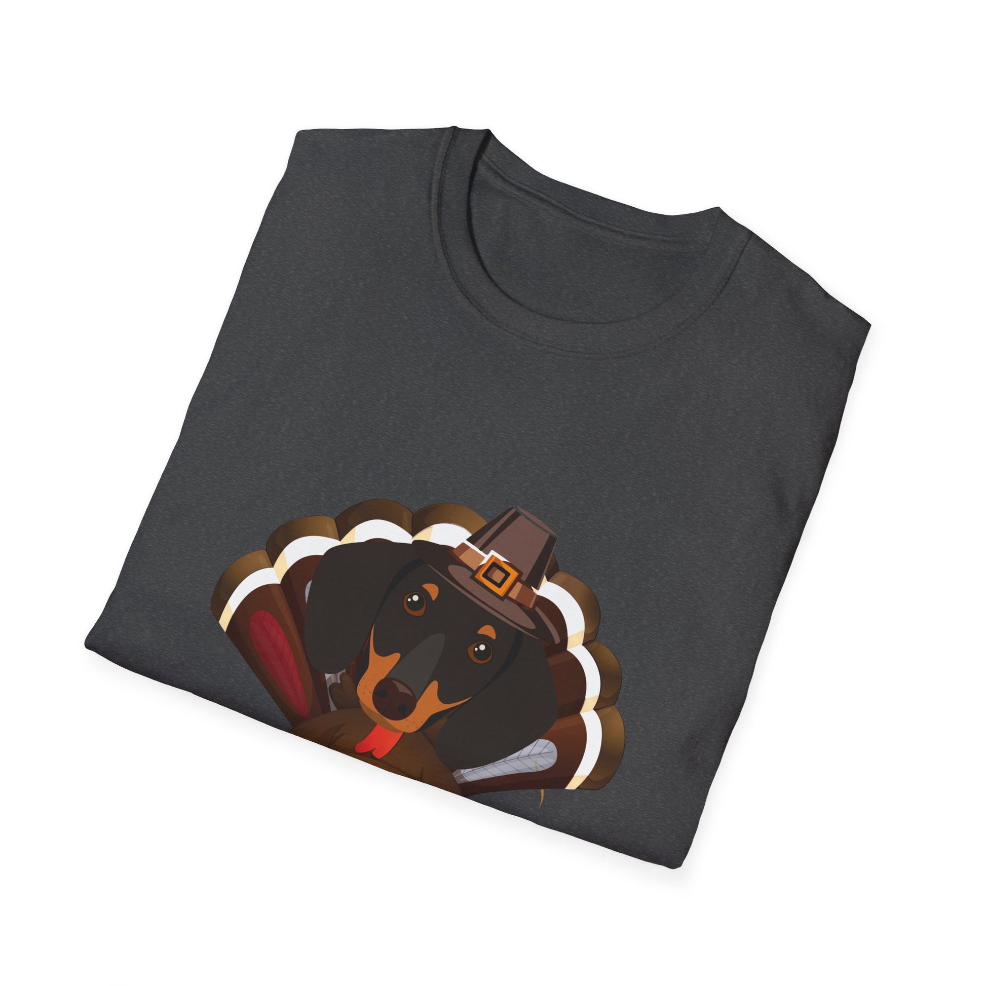 Thankful Turkey T-Shirt – Cute Pilgrim Turkey Thanksgiving Tee  Unisex T-Shirt