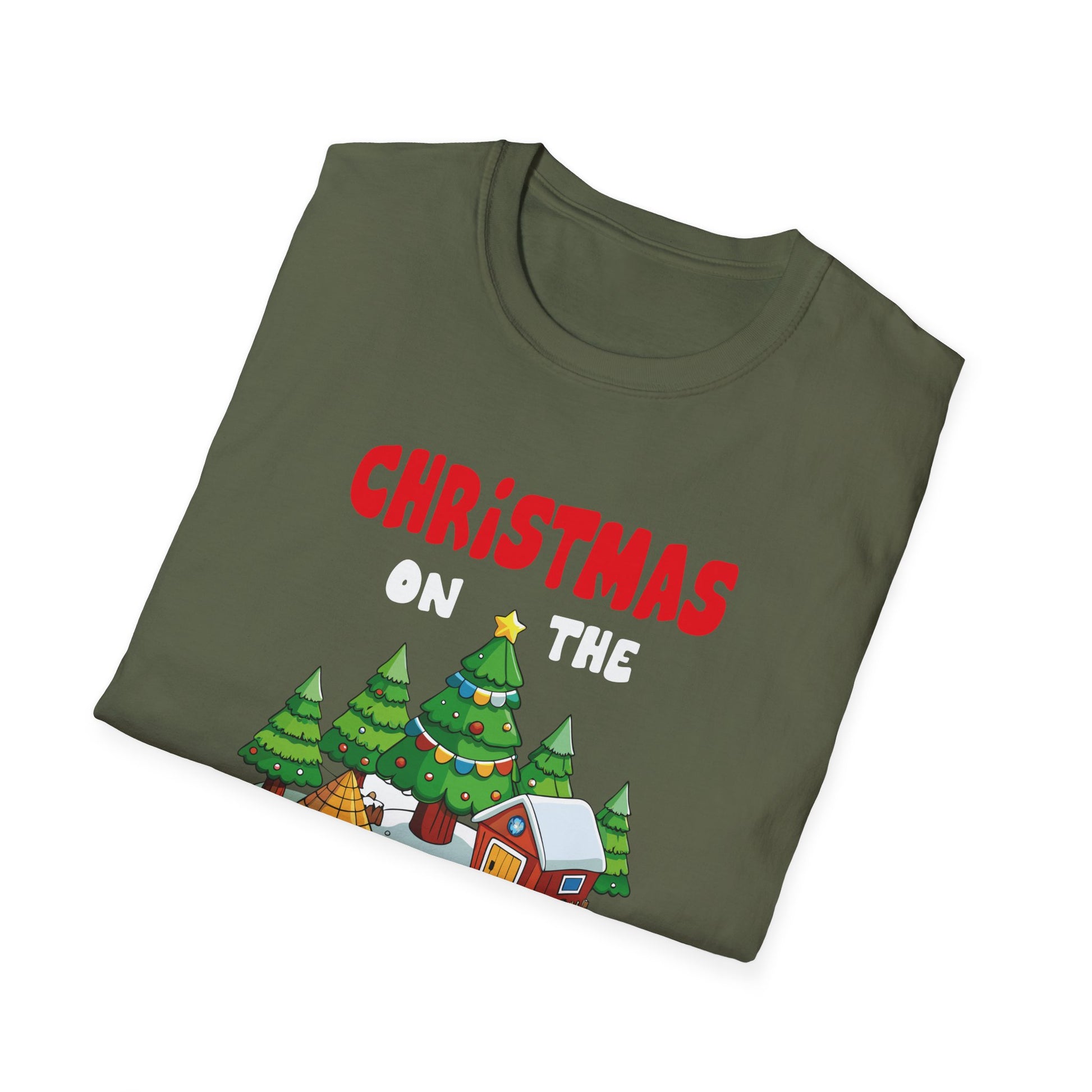 CHRISTMAS ON THE FARM Country Farmhouse Christmas Unisex T-Shirt