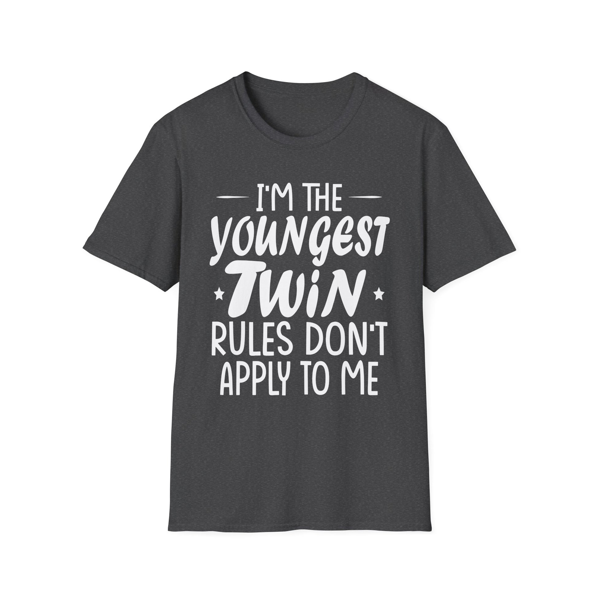 Twins Shirts Birthday Funny Siblings Youngest Twin  Unisex T-Shirt