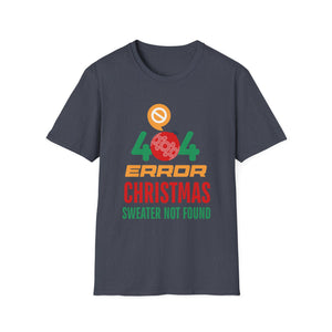 Anti Christmas Ugly Christmas 404 Error Christmas Unisex T-Shirt