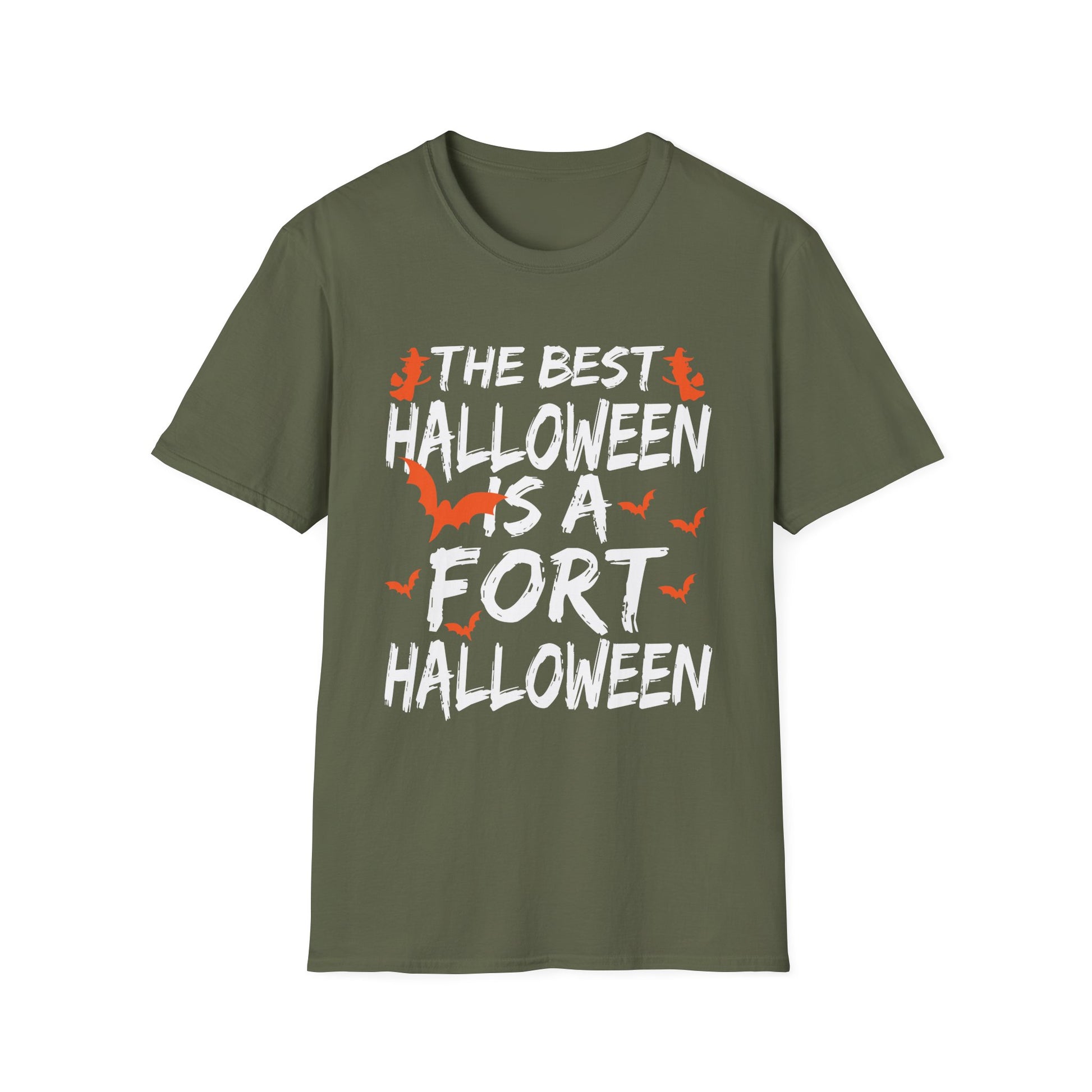 Halloween Fort T-Shirt — "The Best Halloween Is A Fort" Kids & Family Costume Tee