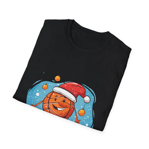 Christmas Basketball Snowman Shirt Basketball Christmas Unisex T-Shirt
