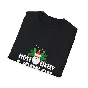 Christmas Workaholic T-Shirt — 