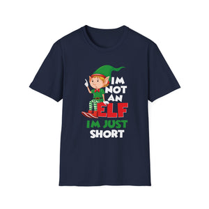 Elf I'm Not I'm Just Short T-Shirt — Funny Christmas Elf Tee