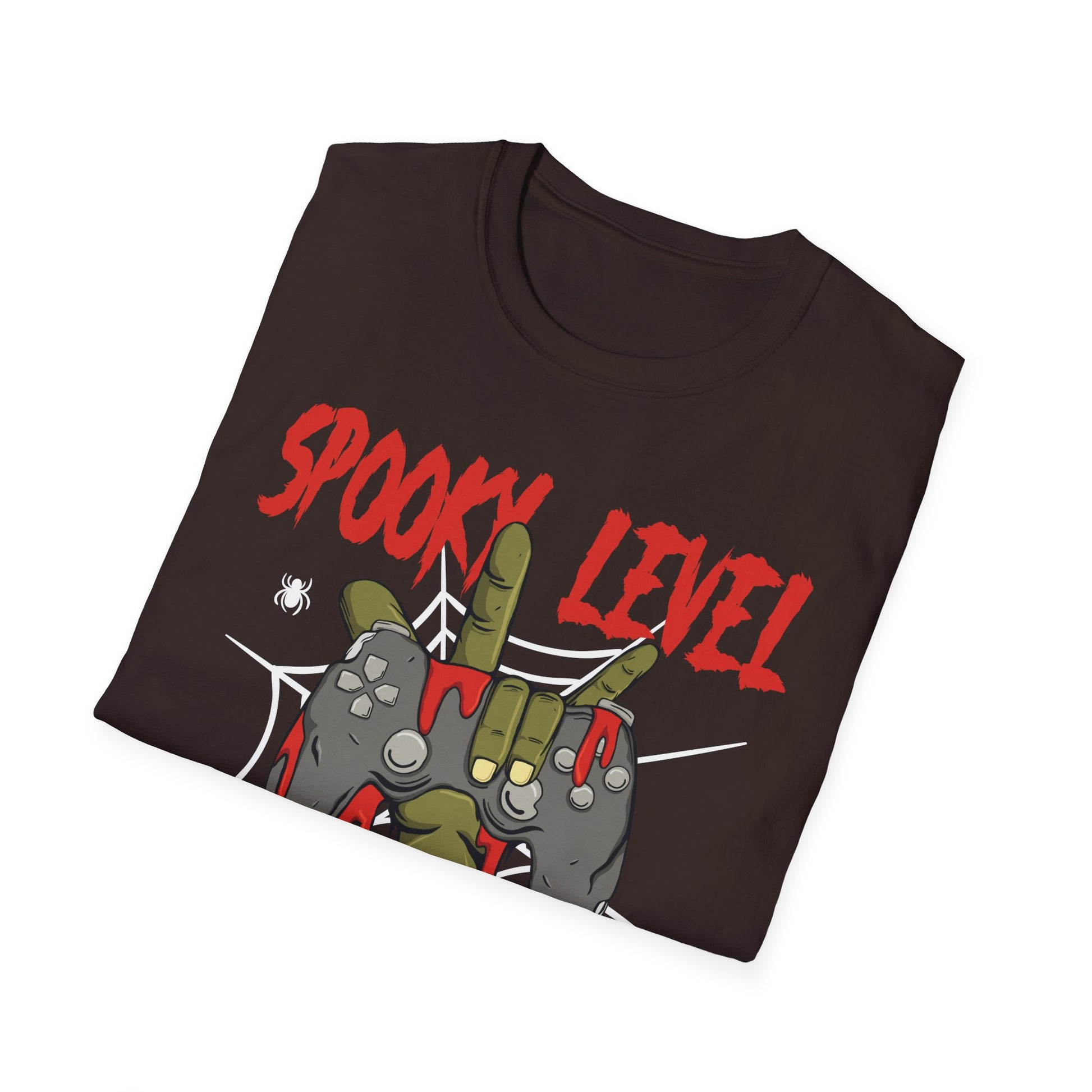 Spook Level Unlocked T-Shirt — Funny Halloween Gamer Tee