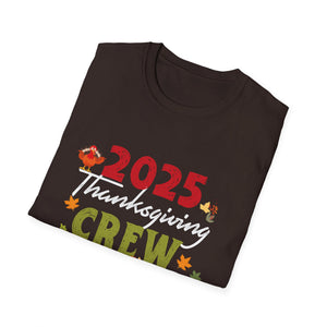 Family Thanksgiving 2024 Thanksgiving Crew Turkey Matching  Unisex T-Shirt