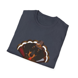 Thankful Turkey T-Shirt – Cute Pilgrim Turkey Thanksgiving Tee  Unisex T-Shirt