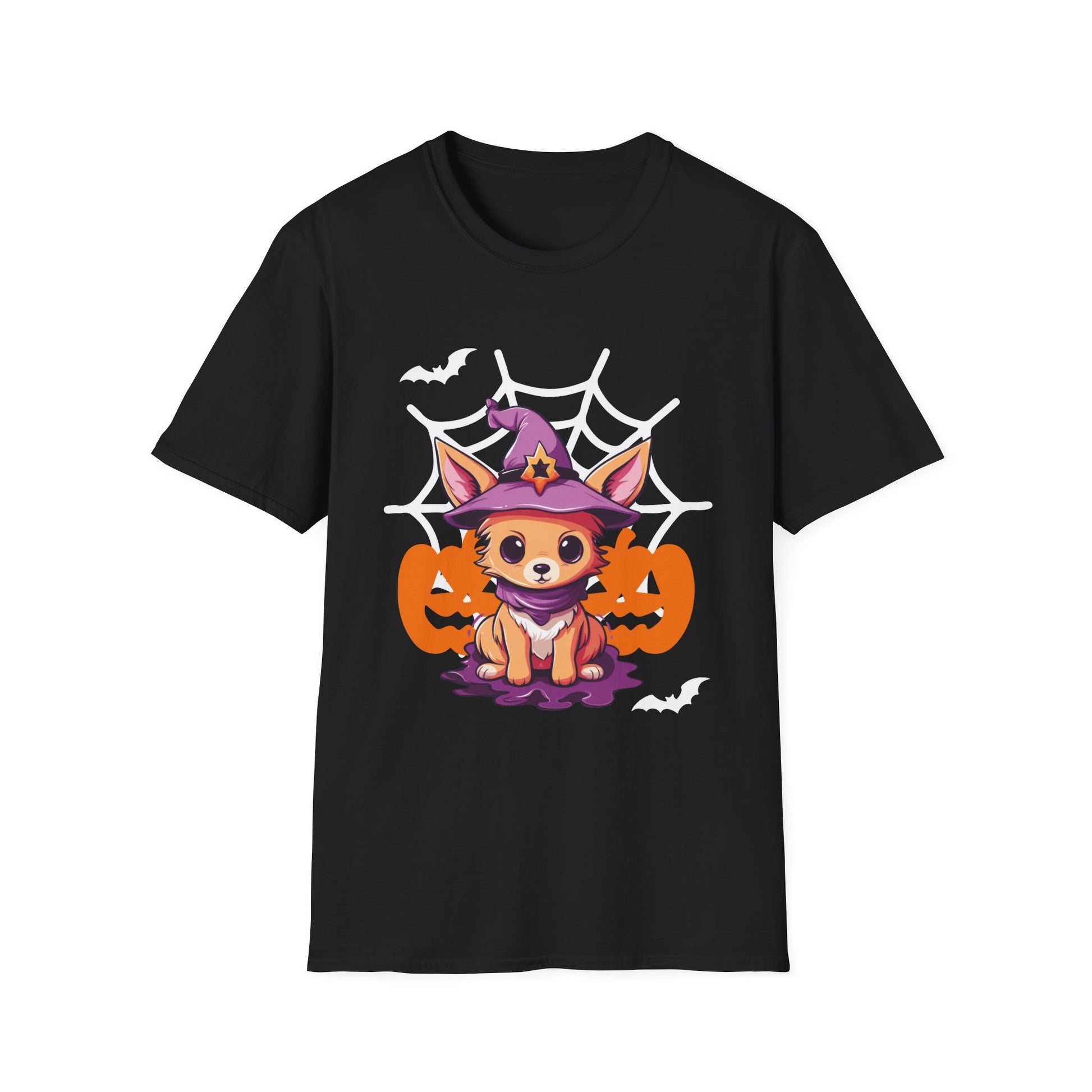 Cute Halloween Witchy Chihuahua Halloween TeeUnisex Softstyle T-Shirt