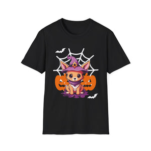 Cute Halloween Witchy Chihuahua Halloween TeeUnisex Softstyle T-Shirt