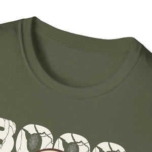 Ghost Reading 'Boo' T-Shirt — Cute Halloween Book Lover Tee