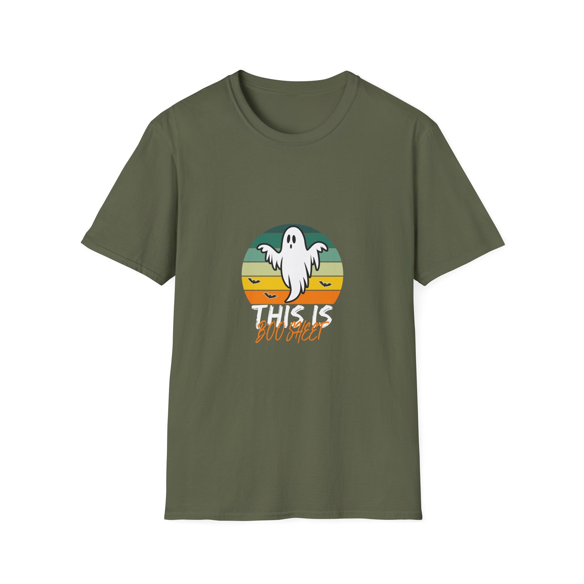 Halloween Ghost T-Shirt — "This Is Boo Sheet" Retro Vintage Tee