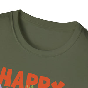 Happy Halloween Puppies T-Shirt — Cute Dogs in Pumpkin & Ghost Costumes