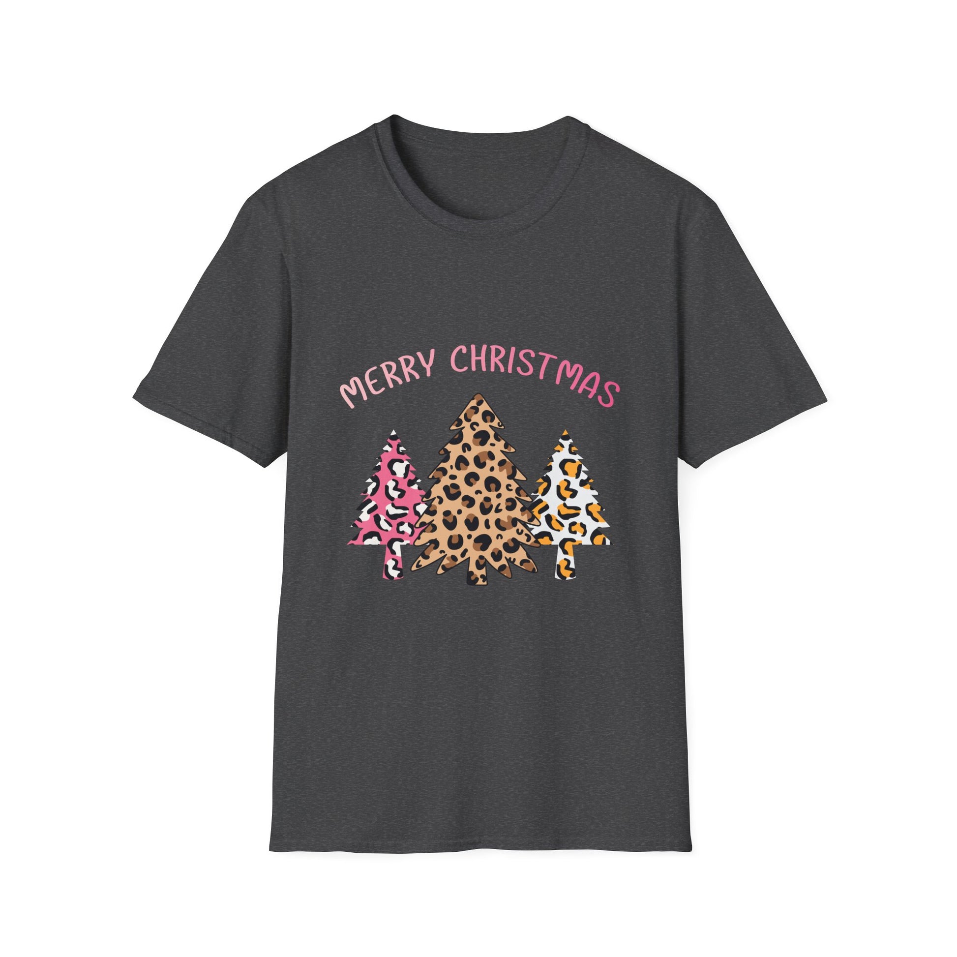 Merry Christmas Leopard Trees T-Shirt