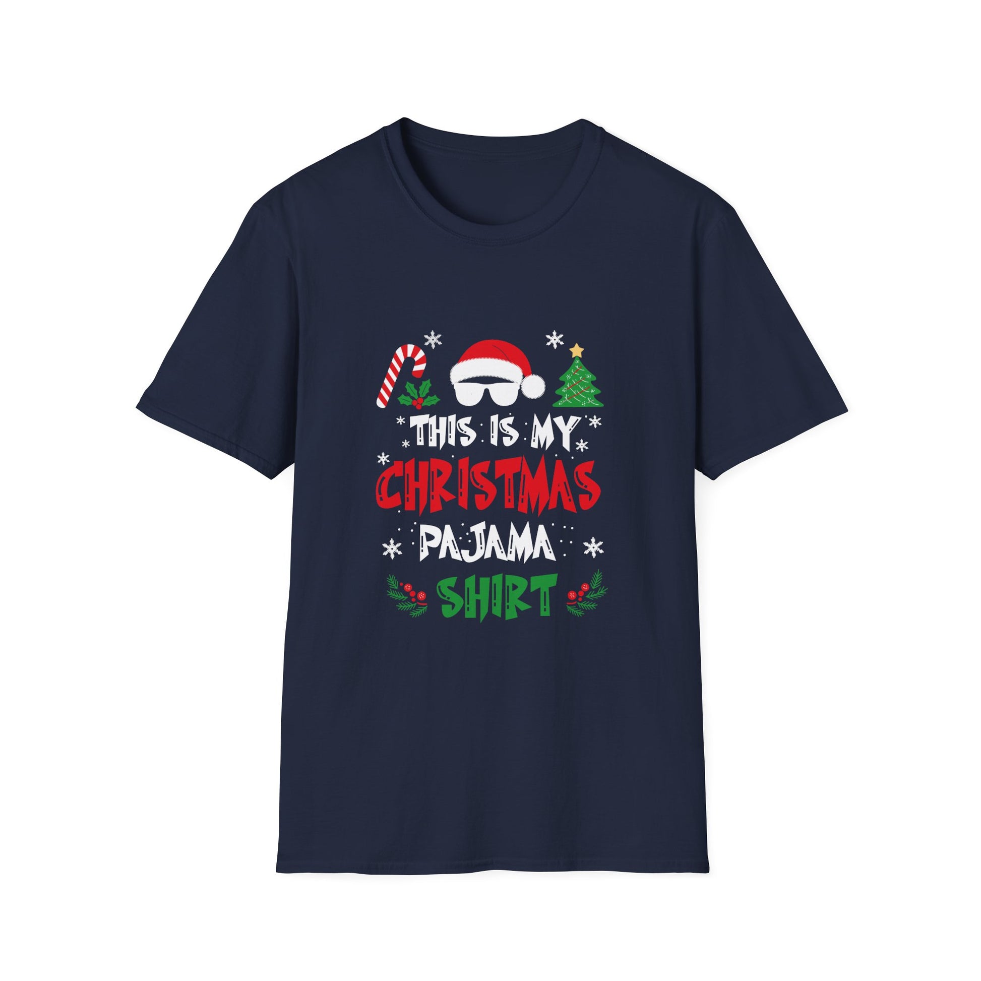 Christmas Pajama Shirt - "This Is My Christmas Pajama Shirt" Holiday Tee