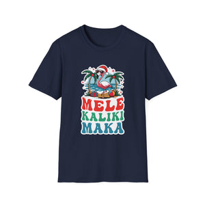 Mele Kalikimaka Shirt For Women Hawaiian Hawaii Christmas T-Shirt