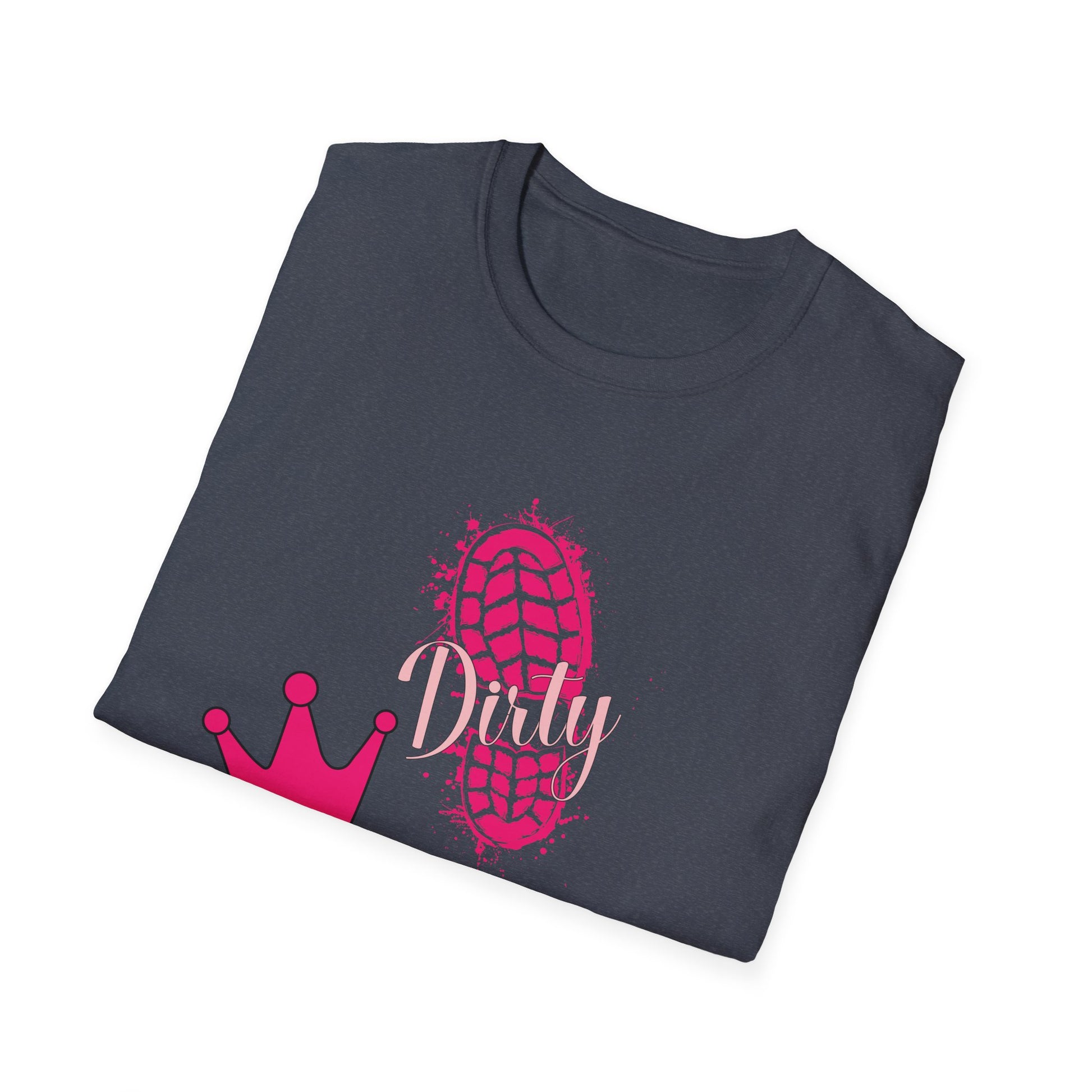 Mud Run Damen Dirty Girls Run Faster Running Gone Muddy Unisex T-Shirt