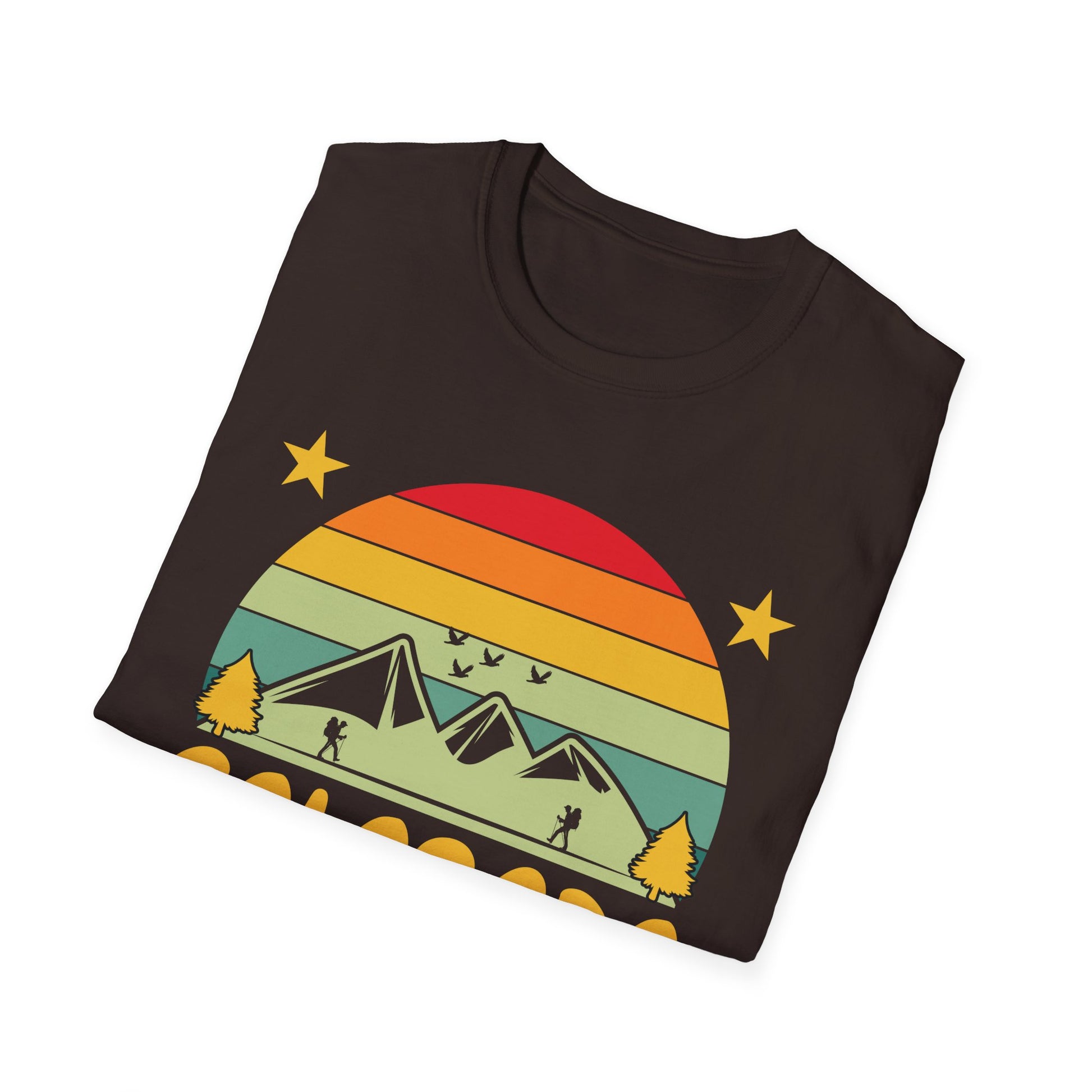 Colorado Retro Mountain T-Shirt — Vintage Sunset State Pride Tee