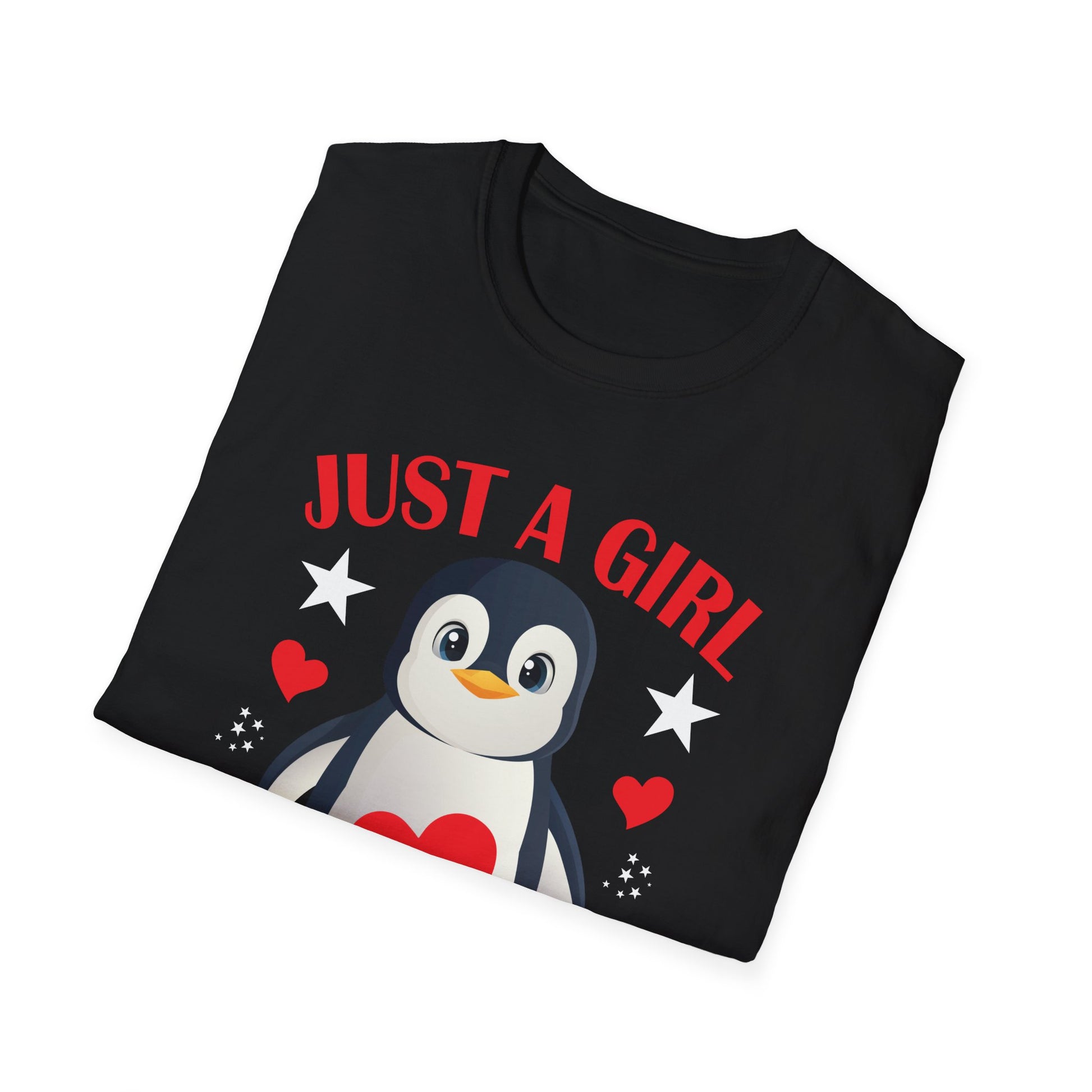 Funny Penguin Animal Just A Girl Who Loves Penguins Unisex T-Shirt
