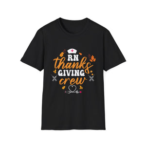 Thanksgiving Crew RN T-Shirt for Nurses  Unisex T-Shirt