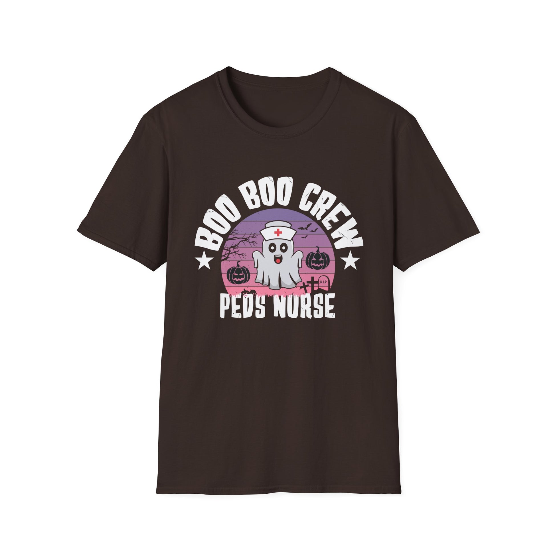 Boo Boo Crew Peds Nurse T-Shirt — Halloween Pediatric Nurse Tee