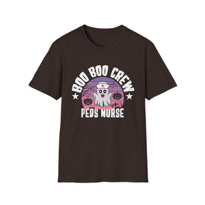 Boo Boo Crew Peds Nurse T-Shirt — Halloween Pediatric Nurse Tee
