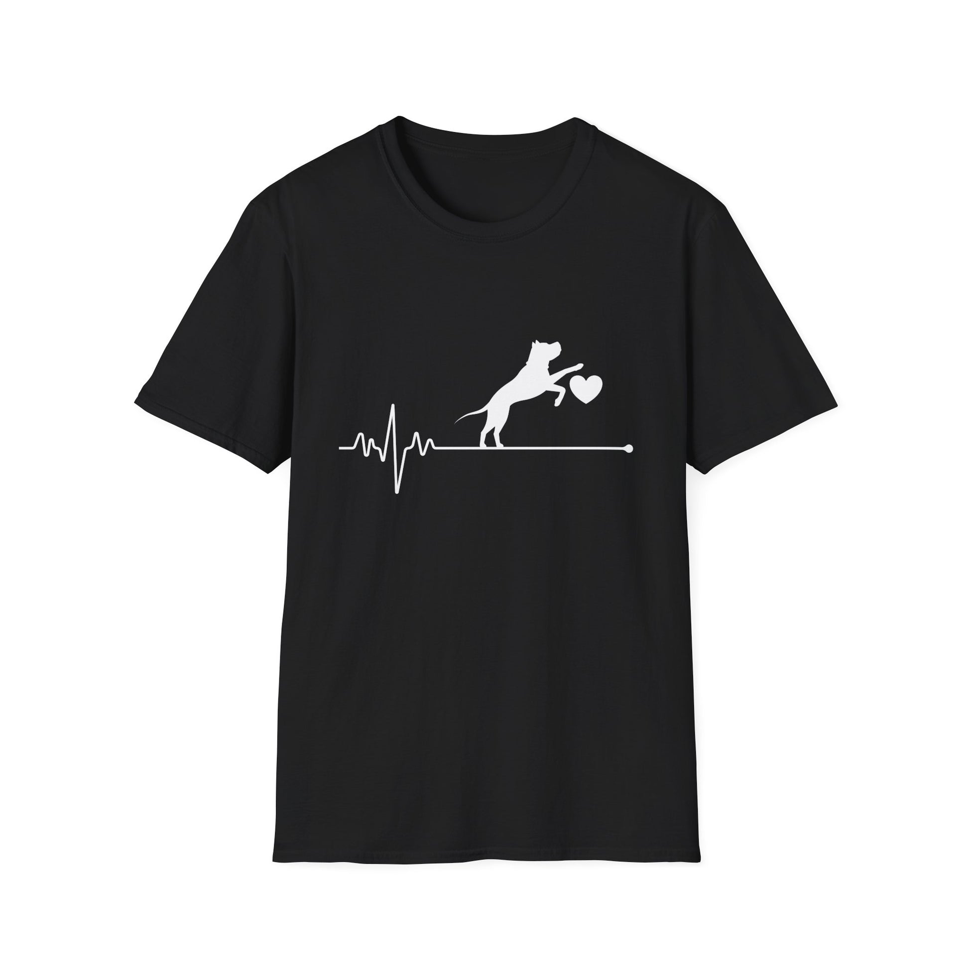 Border Collie Lover Mom Gifts Heartbeat Mother's Day Pet Dog  Unisex T-Shirt