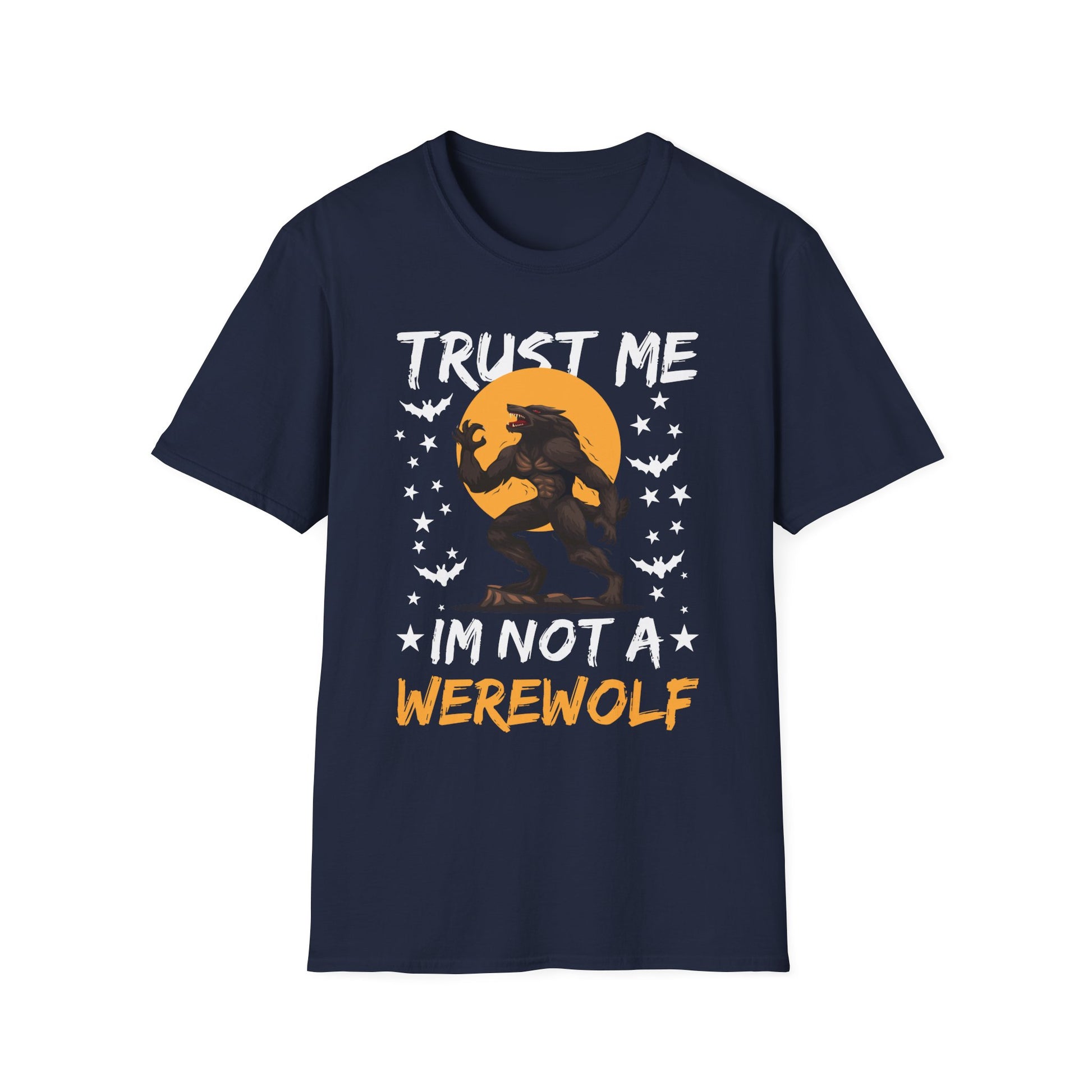 Werewolf Halloween T‑Shirt – "Trust Me I'm Not a Werewolf" Funny Costume Tee