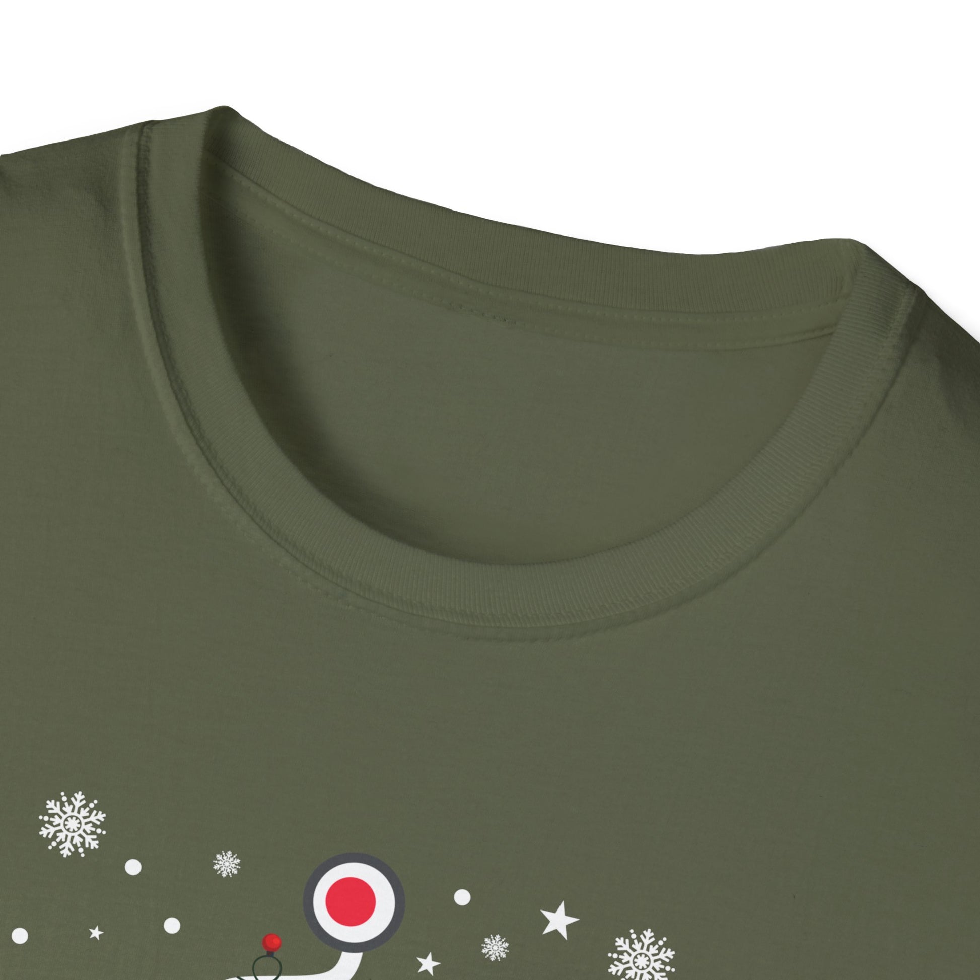 Nurse Christmas T-Shirt — Festive Holiday Tree & Medical Icons Tee