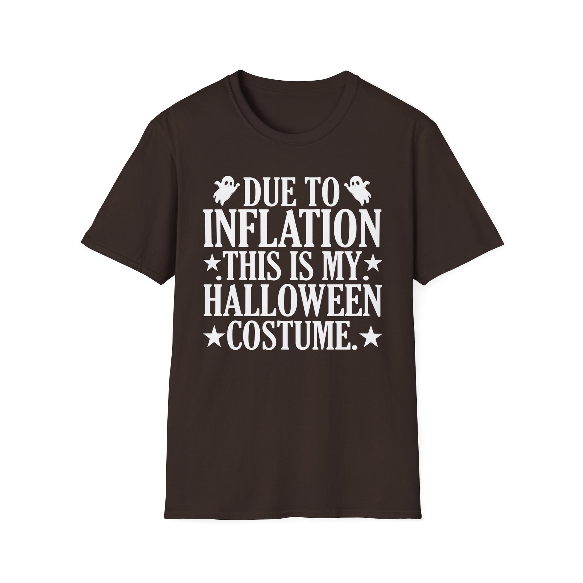 Due To Inflation This Is My Halloween Costume Cute Halloween Tee Unisex Softstyle T-Shirt