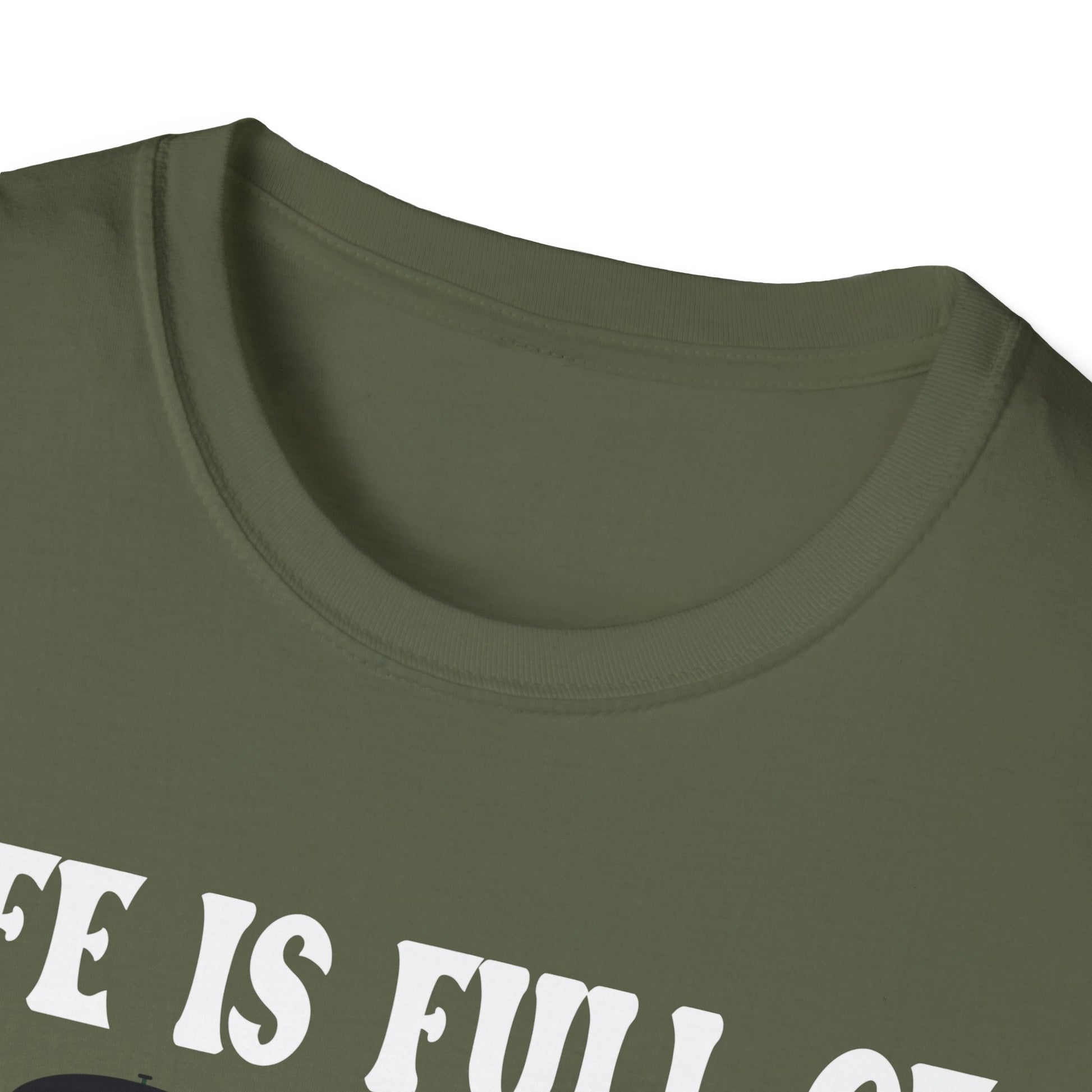 Guitar Choices T-Shirt — "Life Is Full Of Important Choices" Music Lover Tee