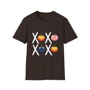 Pumpkin XOXO Fall T-Shirt — Cute Autumn Pumpkin Emoji Tee